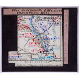 Guerre de 1870 - 3ème et 4ème parties. Plan de la bataille d'Héricourt.