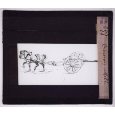 L'Artillerie et les artilleurs d'autrefois. Canon attelé.