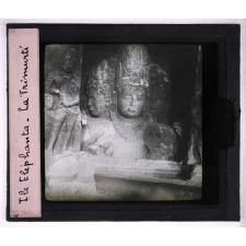 Les Sanctuaires de l'Inde. Ile d'Elephanta. La Trimurti.