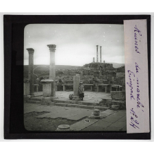 Algérie, Tunisie, Maroc. Ruines du marché. Timgad.