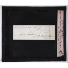 Honoré de Balzac (1799-1850). Signatures de Balzac et Barbier.