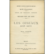 Les Oiseaux (grands rapaces). Notices sur les vues.