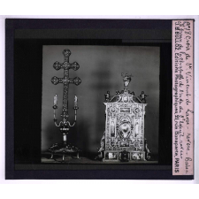 Galerie d'Apollon. Croix de St Vincent de Laon, revers. Baiser de paix de la chapelle de l'ordre du St Esprit, revers.