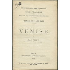 Venise. Notices sur les vues. 