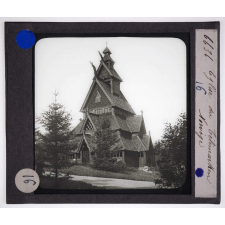 Norvège. Eglise du Télémarken.