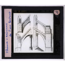 Architecture gothique I. - Edifices religieux. Schéma raisonné de l'arc boutant.