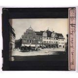 Goethe (I). Weimar, Histor. Hâuser am Markt.