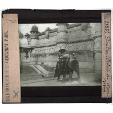 L'Inde. Gwalior. Palais de Mansing.