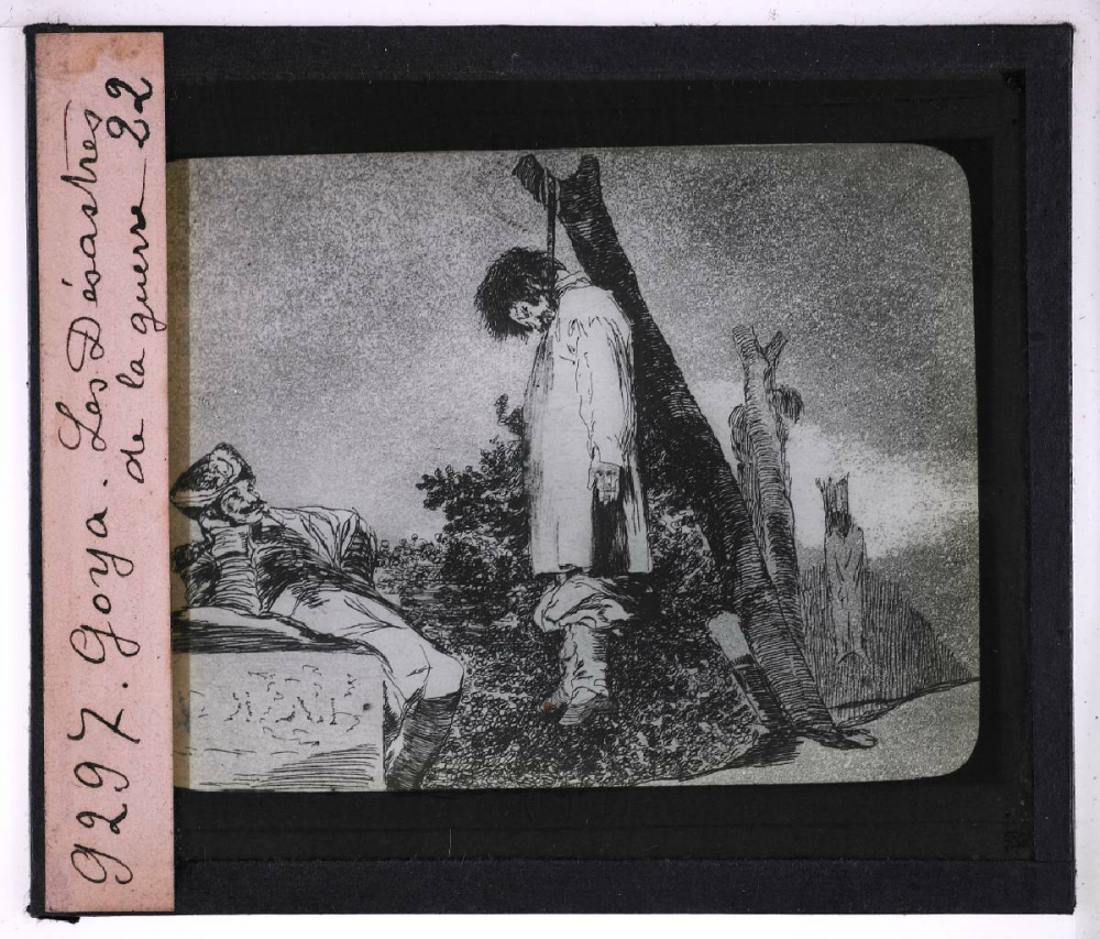 Histoire de la gravure. Goya. Les désastres de la guerre.