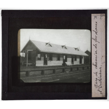 Australie. Gare de chemin de fer dans l'intérieur.