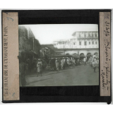 L'Inde. Bénarès, place du marché.