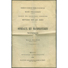 Oiseaux et mammifères nuisibles. Notices sur les vues.
