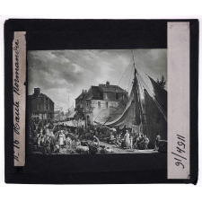 Haute Normandie (Eure, Seine-Inférieure). Embarquement de bestiaux à Honfleur en 1819.