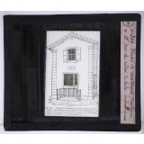 Le Paludisme. Maison de cantonnier protégée par des cadres de toiles métalliques.