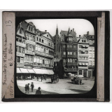 Allemagne. Francfort. Vieilles maisons et le Dôme.