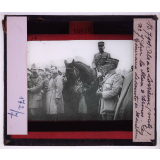 L'Alsace-Lorraine en 1918. Metz. Sur la Place d'Armes. Les généraux Lecomte et Maud'hui.