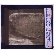 Histoire de Paris. I. Paris depuis la période gallo-romaine jusqu'à la fin du XIVè siècle. Les Nautes : (Fragment d'autel exposé au Musée Cluny).
