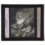 La Peinture française au XVIIIe siècle. Fragonard. Portrait de la Guimard. Paris.