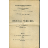 Machines agricoles. Notices sur les vues.