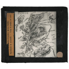 L'Ecosse. Carte : structure de l'Ecosse. 