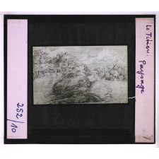 Le Dessin au Musée du Louvre. Le Titien. Paysage.