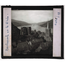 Les Bords du Rhin. Bacharah et le Rhin.