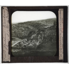 Jérusalem. Cimetière, un tombeau et Vallée de Josaphat.