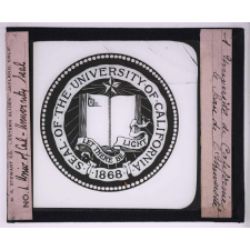 Université de Californie. University seal - Le sceau de l'Université.