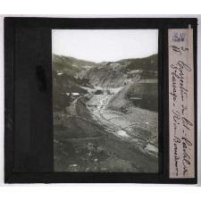 Les Eaux. Correction du lit à l'aval du 3e barrage, Riou Bourdoux.