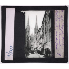 L'Auvergne (1re série.) Puy-de-Dôme. Clermont-Ferrand, Cathédrale : rue des Gras.