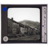 Norvège. La Grande rue. Hammerfest.