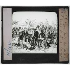 Voyage de Brazza. Les chefs des rives du Congo et Mr de Brazza.