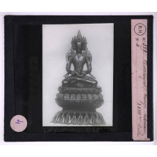 Le Bouddhisme. Amitayus (bronze tibétain XVIIIe siècle).