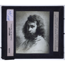 Le Second Empire. II - Sciences industrie lettres beaux arts. Millet. Portrait de l'artiste.