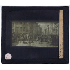 Paris pendant la Révolution. Le boulevard de Saint Thomas.