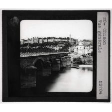 La Touraine et l'Orléanais. Chinon. Vue générale.