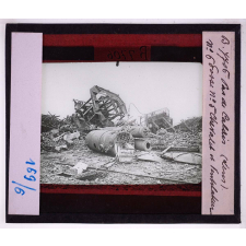 Le Pas-de-Calais en 1918. Lens. Fosse n°5, chevalet et ventilateur.