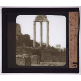 Le Forum. Le temple de Castor et Pollux.