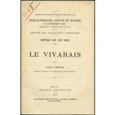 Le Vivarais. Notices sur les vues.