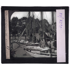 La Norvège. Christiania. Le marché à la morue.