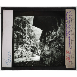 Etats-Unis. Région des montagnes Rocheuses. Clear Creek Canon (Colorado), chemins de fer transcontinental voyages en train confortables. 