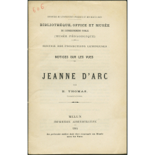 Jeanne d'Arc. Notices sur les vues.