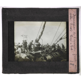 Les Câbles de télégraphie sous-marine. Immersion de l'épissure finale du câble Brest - Cap-Cod.