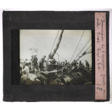 Les Câbles de télégraphie sous-marine. Immersion de l'épissure finale du câble Brest - Cap-Cod.
