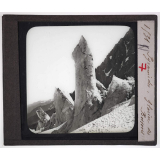 Mont-Blanc. Pyramides. Glacier des Bossons.