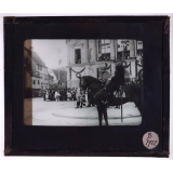 L'Alsace-Lorraine en 1918. Colmar. Arrivée du général de Castenau. 