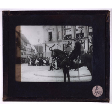 L'Alsace-Lorraine en 1918. Colmar. Arrivée du général de Castenau.