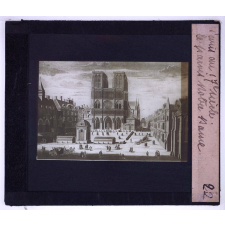 La Ville de Paris au XVIIème siècle. Le parvis Notre Dame.