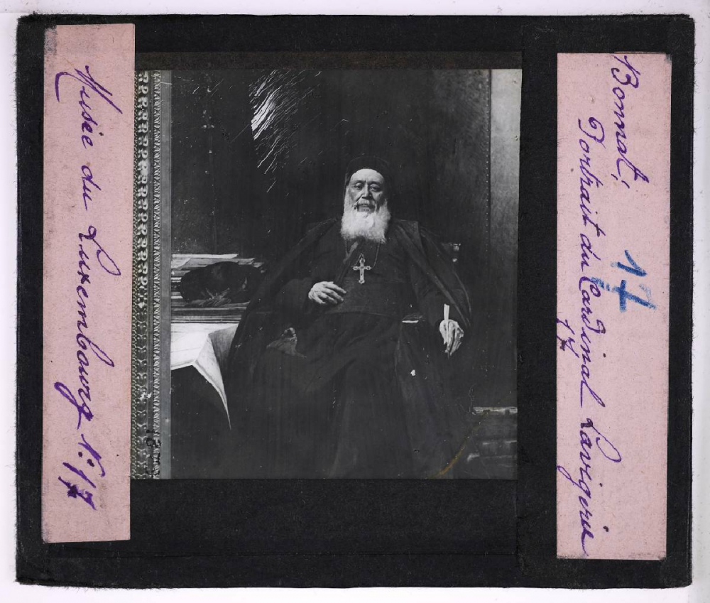 Le Musée du Luxembourg. Bonnat. Portrait du Cardinal Lavigerie.