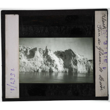 Alaska, Etats Unis. Face du glacier de Miser.